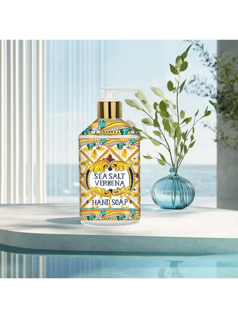 Luxury Hand Soap Set - 8 Bottles of Sea Salt Verbena, Coconut Citrus & More